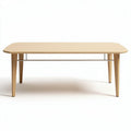 Table basse en bois naturel 150 x 90 x 75cm pour salon moderne